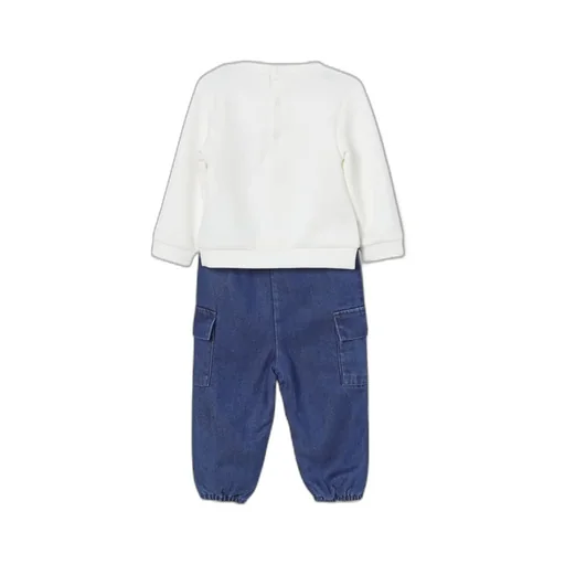 Michael Kors Kids Logo-Embellished Crewneck Sweatshirt And Trousers Set