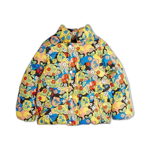 Mini Rodini Floral Printed Puffer Jacket