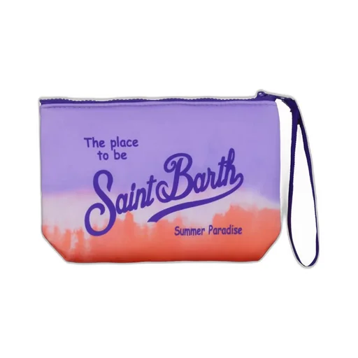 Mc2 Saint Barth Kids Logo Printed Tie-Dye Handbag