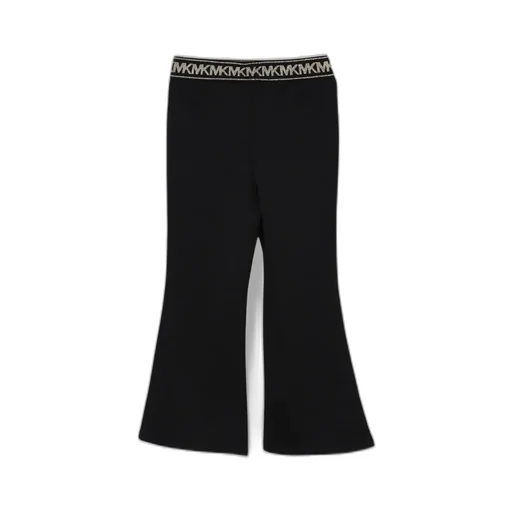 Michael Kors Kids Logo-Waistband Flared Trousers