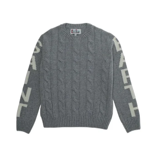 Mc2 Saint Barth Kids Bergen Cable Knit Sweater