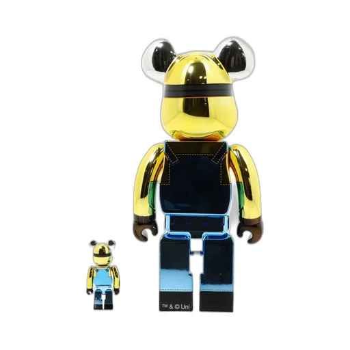 Medicom Toy Be@Rbrick Dave Chrome Toy
