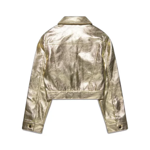 Michael Kors Kids Metallic Effect Button-Up Jacket