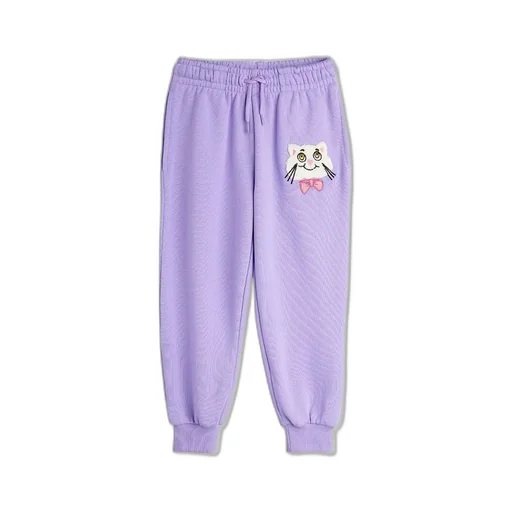Mini Rodini Cat Patch Drawstring Sweatpants