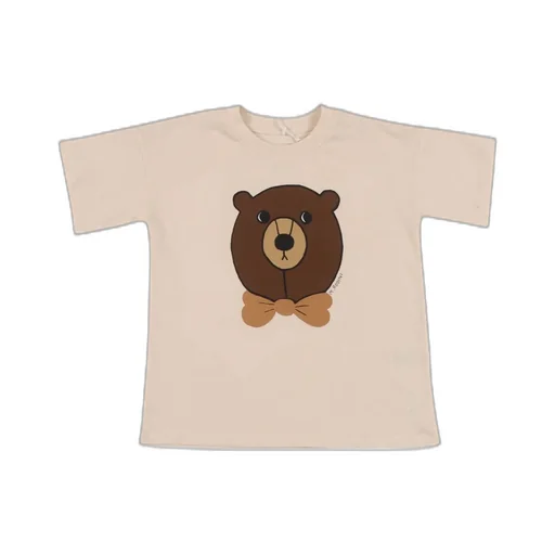 Mini Rodini Bear Printed Crewneck T-Shirt
