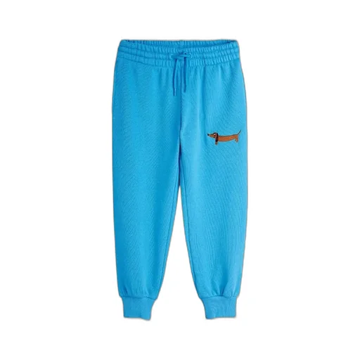 Mini Rodini Dog Embroidered Drawstring Sweatpants