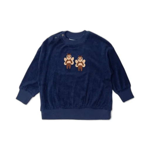 Mini Rodini Long-Sleeved Crewneck Sweatshirt