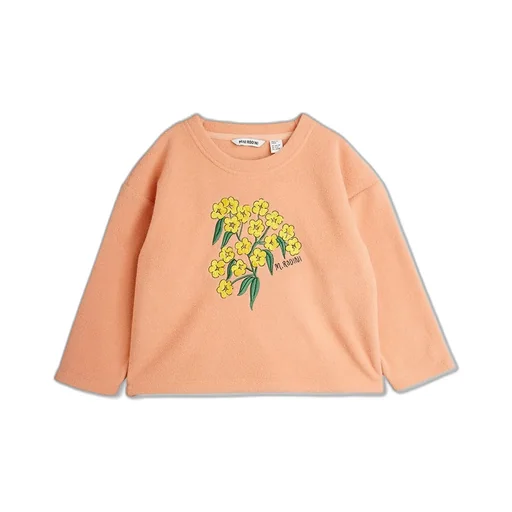 Mini Rodini Alpine Flowers Fleece Long Sleeve Top
