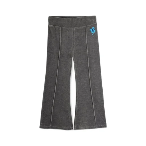 Mini Rodini Clover Velour Flared Trousers