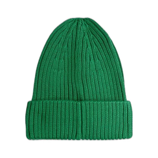 Mini Rodini Logo Patch Ribbed-Knit Beanie