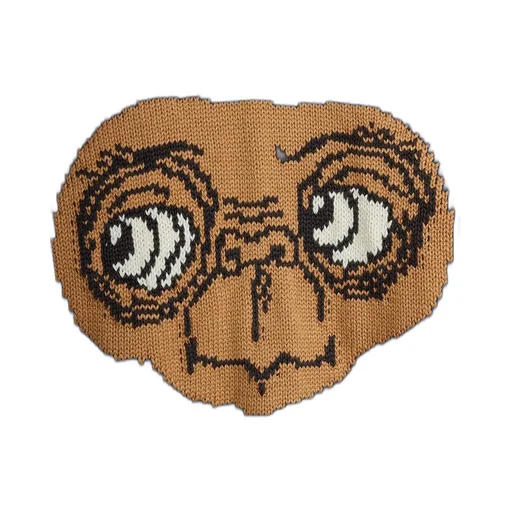 Mini Rodini Pattern Intarsia-Knit V-Neck Jumper