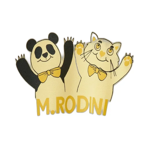 Mini Rodini Panda Cat Printed Crewneck Sweatshirt