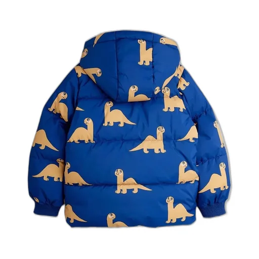 Mini Rodini Graphic Printed Hooded Down Jacket