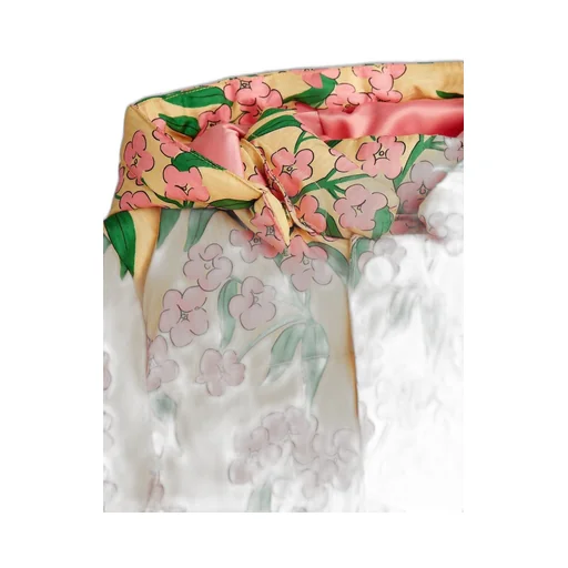 Mini Rodini Alpine Flowers Hooded Puffer Jacket