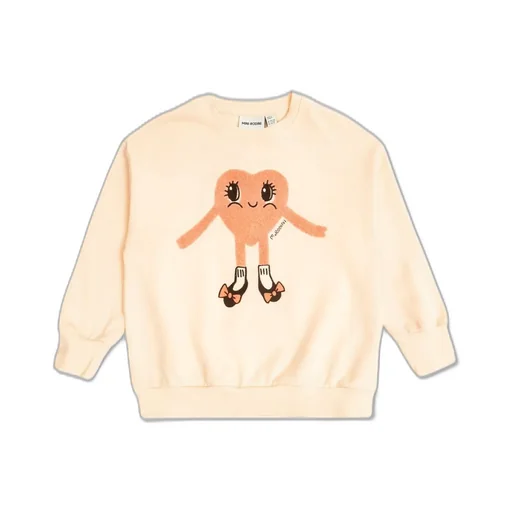 Mini Rodini Heart In Shoes Chenille Sweatshirt