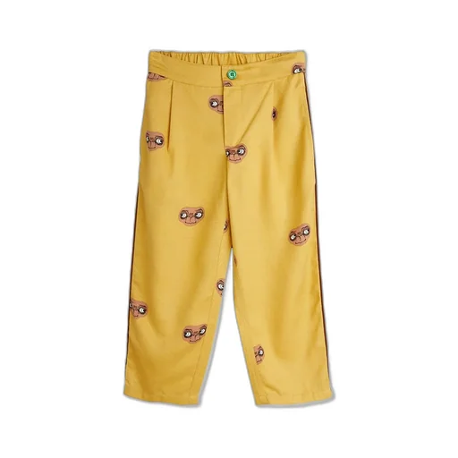 Mini Rodini Pattern Printed Straight-Leg Trousers
