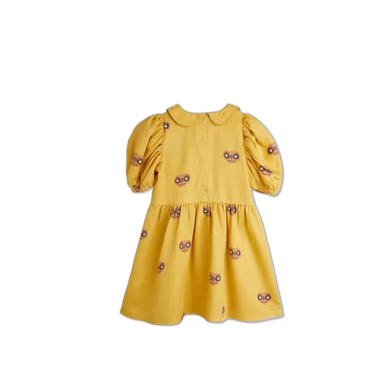 Mini Rodini Logo Printed Flared Dress