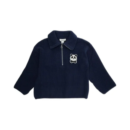 Mini Rodini Panda Chunky Knit Sweater
