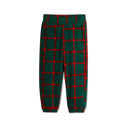 Mini Rodini Plaid Fleece Trousers