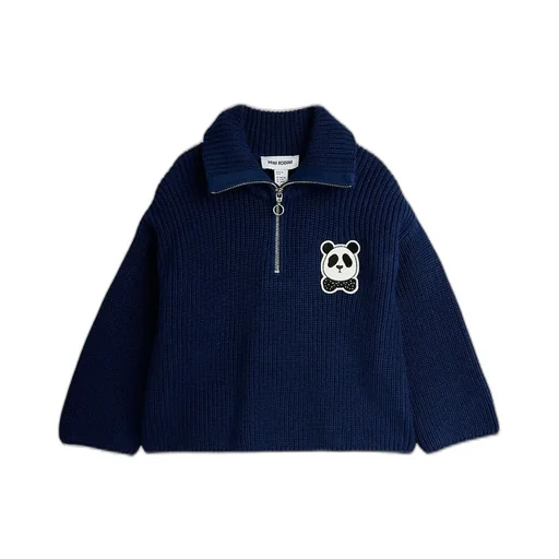 Mini Rodini Panda Chunky Knit Sweater