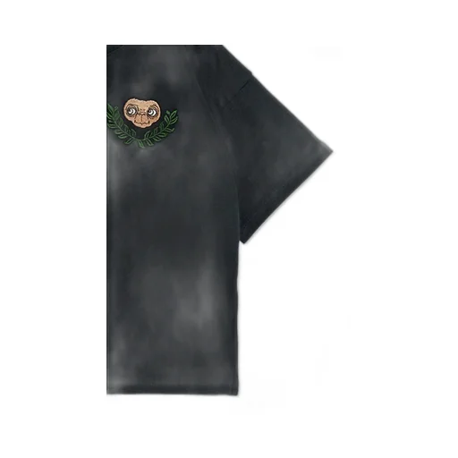 Mini Rodini Pattern Embroidered Crewneck T-Shirt