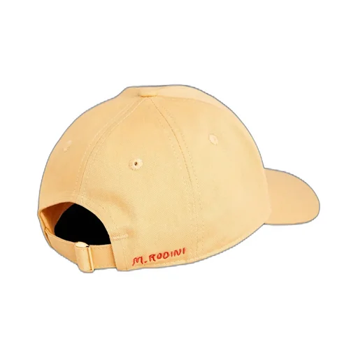 Mini Rodini Animal-Embroidered Cyrved Peak Baseball Cap