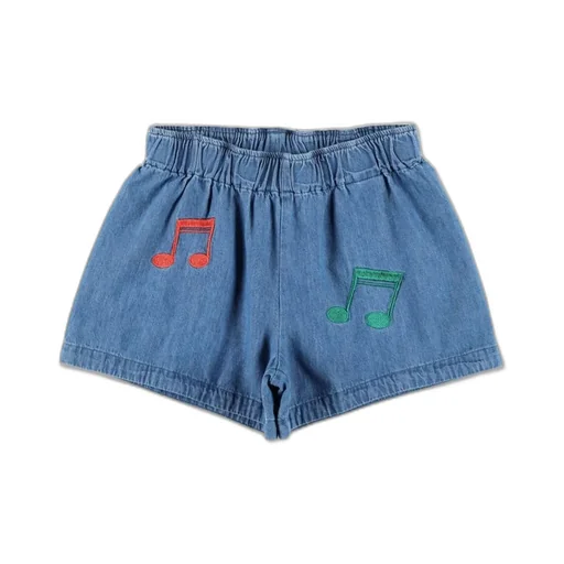 Mini Rodini Note Denim Shorts