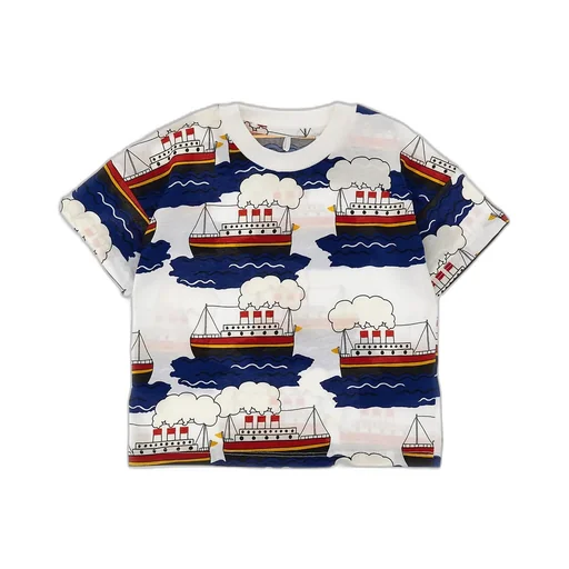 Mini Rodini Graphic Printed Crewneck T-Shirt