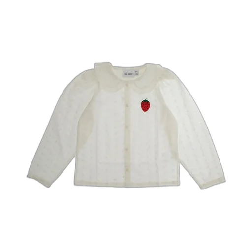Mini Rodini Strawberry Schiffli Blouse