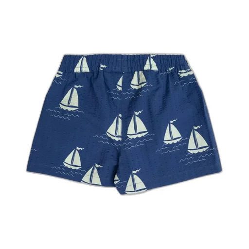 Mini Rodini Sailing Boats Woven Shorts