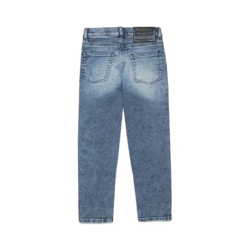 Diesel Kids Mid-Waisted Straight-Leg Jeans