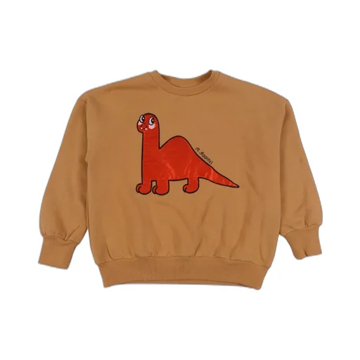 Mini Rodini Dino Embroidered Crewneck Sweatshirt