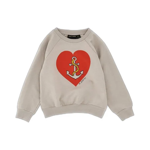 Mini Rodini Logo Printed Crewneck Sweatshirt