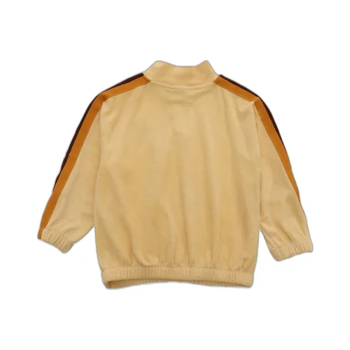 Mini Rodini Tennis Embroidered Half-Zipped Sweatshirt