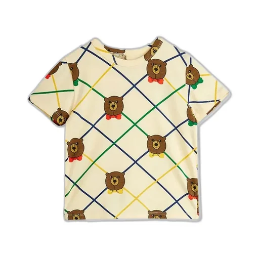 Mini Rodini Bear Printed Crewneck T-Shirt