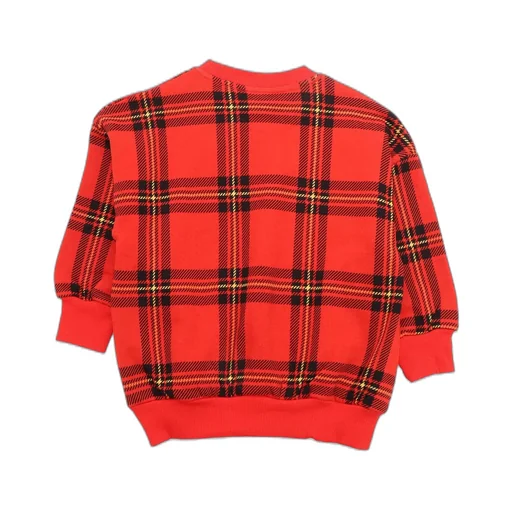 Mini Rodini Checked Crewneck Sweatshirt
