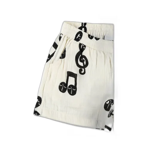 Mini Rodini Note Muslin Shorts