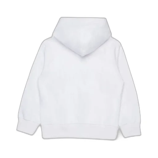 Diesel Kids Logo Printed Zipped Hoodie