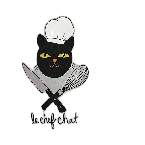 Mini Rodini Chef Cat Printed Crewneck Sweatshirt