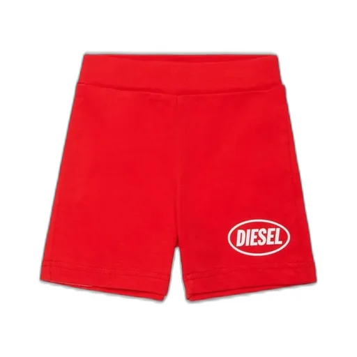 Diesel Kids Logo Printed Shorts