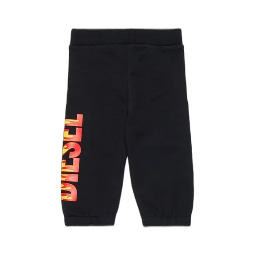 Diesel Kids Logo Printed Cropped Trousers