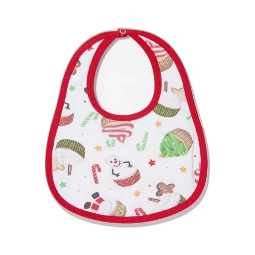 Magnolia Baby Festive Cupcakes Bib