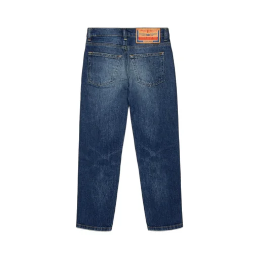 Diesel Kids Logo Embroidered Patch Distressed Jeans