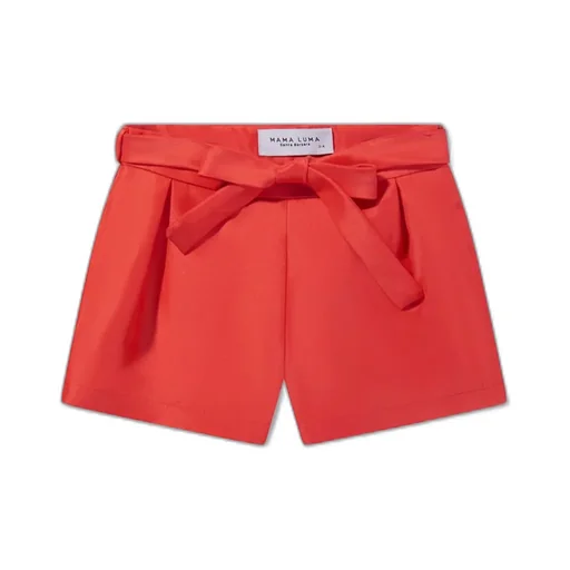 Mama Luma Bow-Detailed Mini Shorts