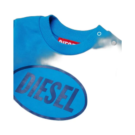 Diesel Kids Logo Printed Crewneck Sweatshirt