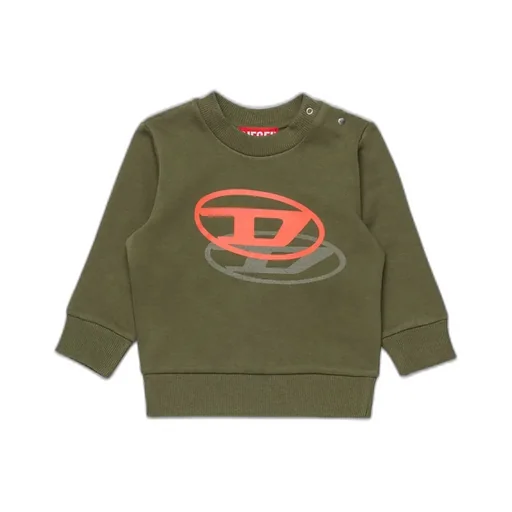 Diesel Kids Oval-D Printed Crewneck Sweatshirt