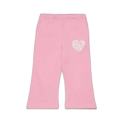 Diesel Kids Logo Printed Elastic Waist Pants