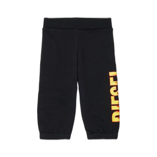 Diesel Kids Logo Printed Cropped Trousers