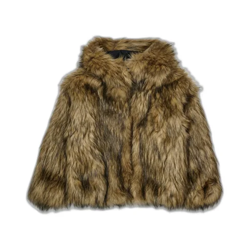 Diesel Kids Faux-Fur Hooded Jacket