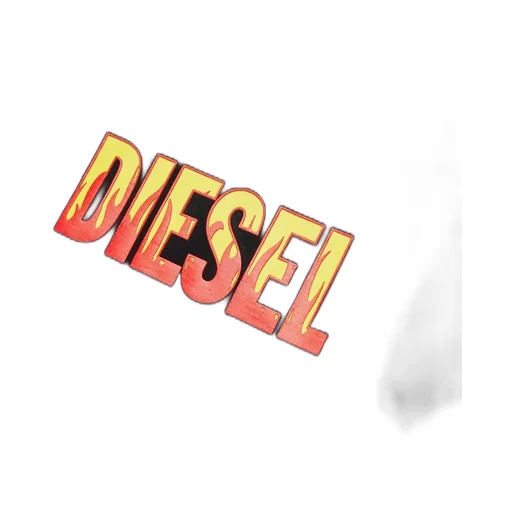 Diesel Kids Logo Patch Crewneck T-Shirt